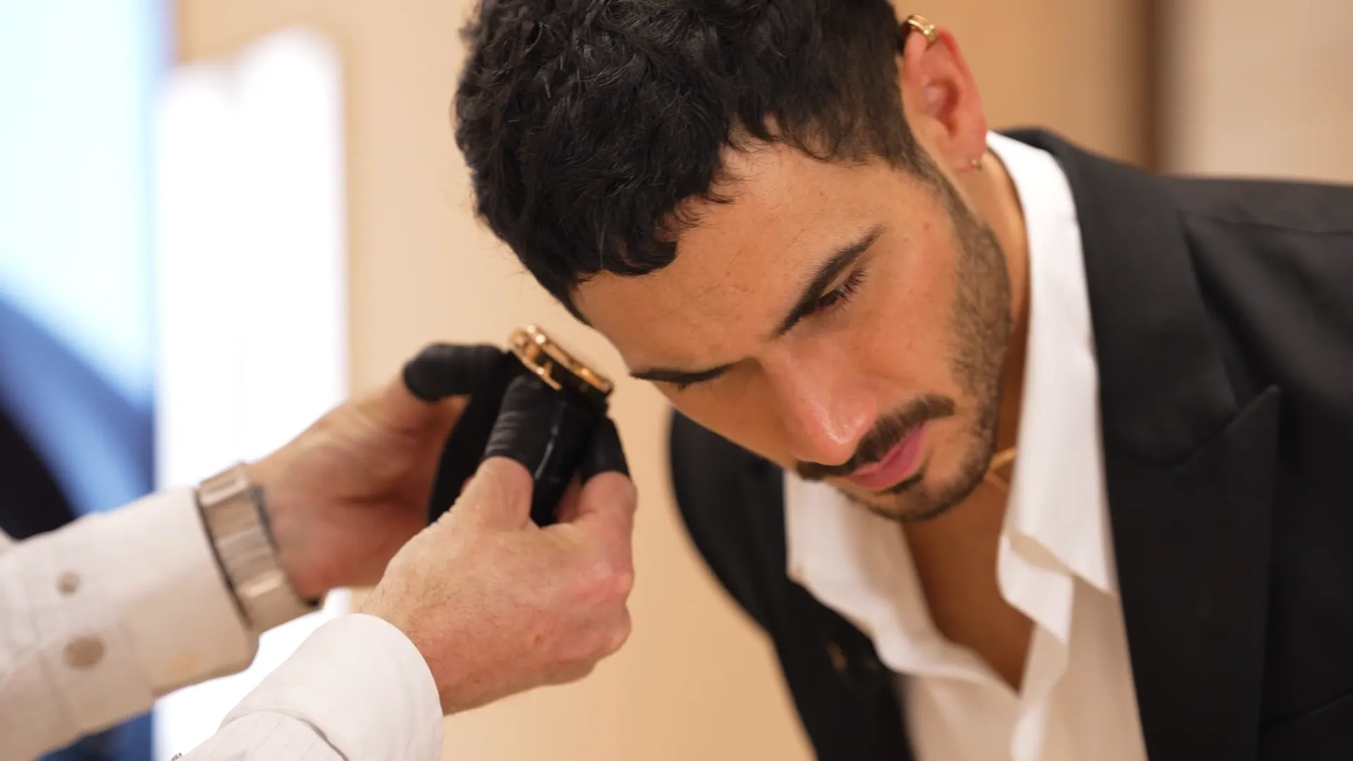 Inside the Bvlgari booth with Alejandro Speitzer