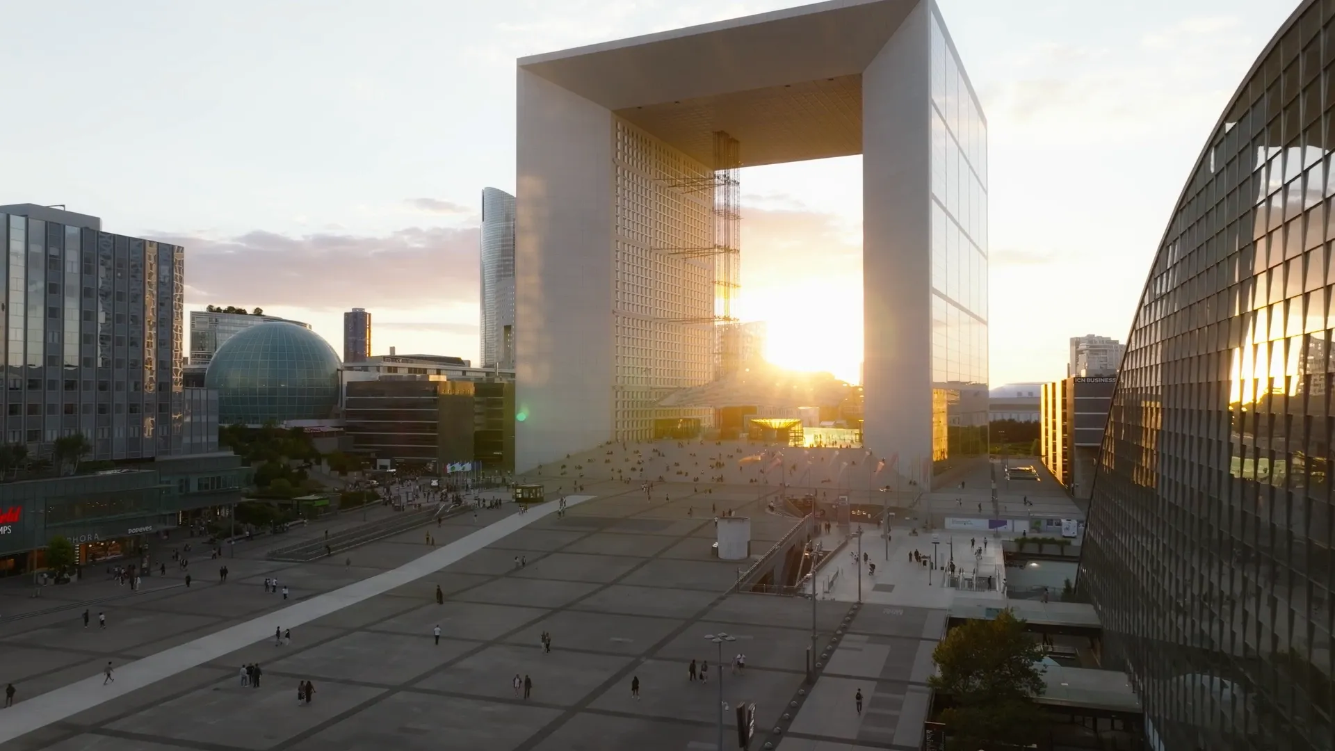 Paris La Défense by Drone